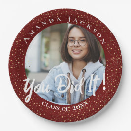 Klasse von 2023 Sie haben es Foto Graduation Party Pappteller