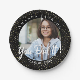 Klasse von 2023 Sie haben es Foto Graduation Party Pappteller