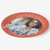 Klasse von 2023 Sie haben es Foto Graduation Party Pappteller (Schrägansicht)