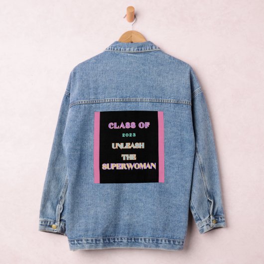 "Klasse von 2023 Superwoman Denim Jacket Jeansjacke (Hangar)