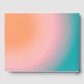 Klasse von 2023 Trendy Farbenfrohen Farbverlauf Cu Gästebuch (Rückseite)