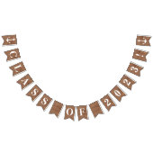 KLASSE VON 2023 über simuliertes Burlap mit Ankern Wimpelkette (Alle)