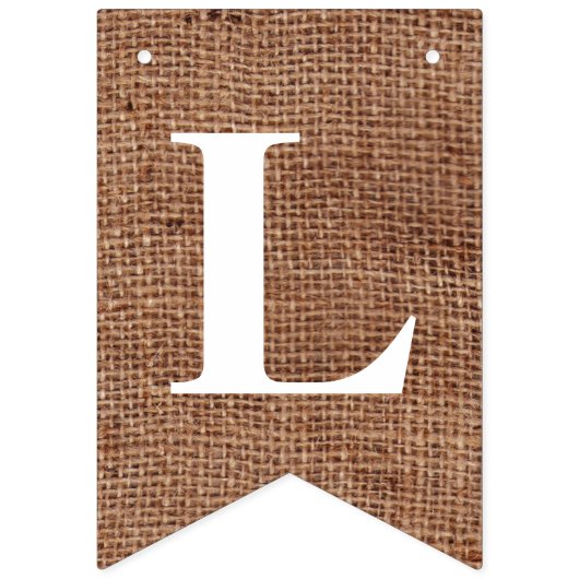 KLASSE VON 2023 über simuliertes Burlap mit Ankern Wimpelkette (Dritte Fahne)