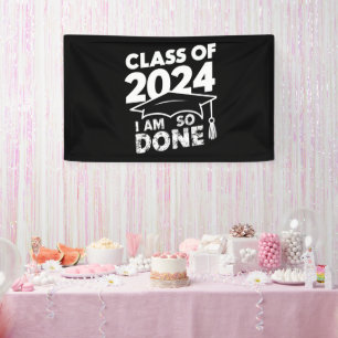 Klasse von 2024 Abschluss Funny Graduate Banner