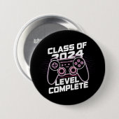 Klasse von 2024 Level Vollständiger Senior Abschlu Button (Vorne & Hinten)