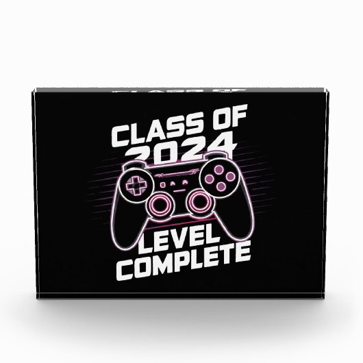 Klasse von 2024 Level Vollständiger Senior Abschlu Fotoblock (Vorderseite)