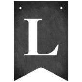 KLASSE VON 2025 auf Simulated Chalkboard with Anch Wimpelkette (Dritte Fahne)