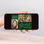 Klasse von 2025 Foto Script Green Abschluss Ankündigung