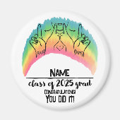 Klasse von 2025 Grad - PAH! Magnet (Vorne)