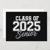 Klasse von 2025 Vorstand bis zur Schule 2025 Vinta Einladung (Vorne/Hinten)