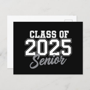 Klasse von 2025 Vorstand bis zur Schule 2025 Vinta Postkarte