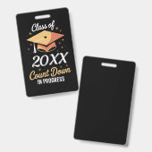 Klasse von 2026 im Gange Personalisiert Ausweis (Vorder- & Rückseite)