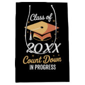 Klasse von 2026 im Gange Personalisiert Mittlere Geschenktüte (Vorderseite)