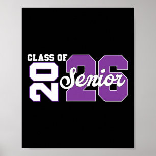 Klasse von 2026 Senior 2026 Zurück zur Schule 2026 Poster