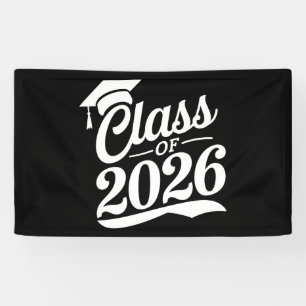 Klasse von 2026 Stolz auf den Absolventen Examen Banner