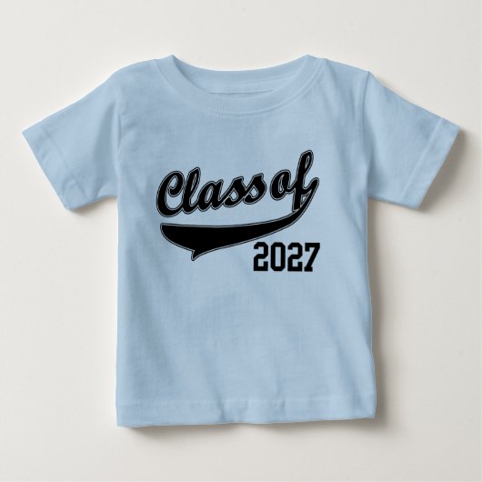 Klasse von 2027, niedlicher lustiger Baby-T - Baby T-shirt (Vorderseite)
