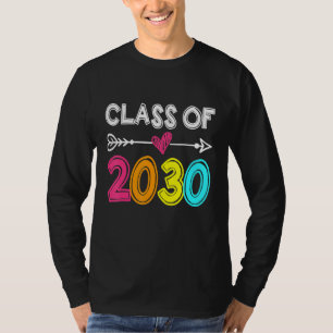 Klasse von 2030 Senior 2030 wächst mit mir School  T-Shirt