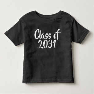 Klasse von 2031 oder Ihrer Jahr-Typografie Kleinkind T-shirt
