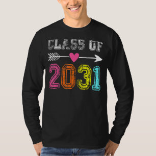 Klasse von 2031 wächst mit mir Abschluss ersten Ta T-Shirt