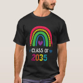 Klasse von 2035 wächst mit meinem Abschluss Pre-K T-Shirt (Vorderseite)