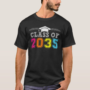 Klasse von 2035 wächst mit mir Abschluss ersten Ta T-Shirt