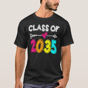 Klasse von 2035 wächst mit mir Abschluss ersten Ta T-Shirt
