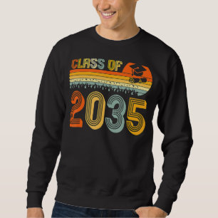 Klasse von 2035 wird mit mir vor dem Abschluss Vin Sweatshirt