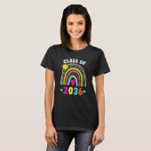 Klasse von 2036 Abschluss vor K Graduate Rainbow T-Shirt (Vorne ganz)