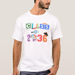 KLASSE VON 2036 Kids PRE-K Kinderzimmer Erster Tag T-Shirt