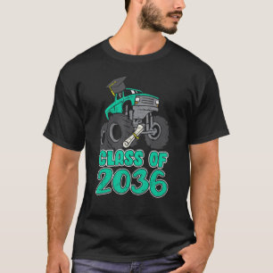 Klasse von 2036 Monster Truck Erster letzter Tag w T-Shirt
