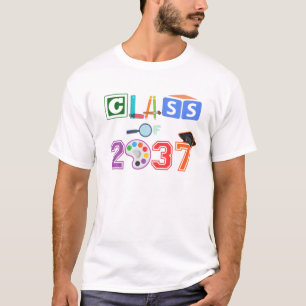 KLASSE VON 2037 Kinder PRE-K Kinderzimmer Erster T T-Shirt