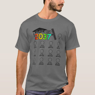 Klasse von 2037 wächst mit meinem Platz für das Ka T-Shirt