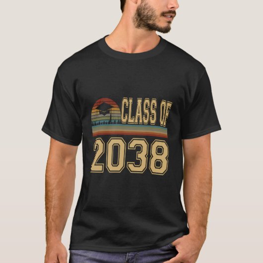 Klasse von 2038 wächst mit mir T-Shirt (Vorderseite)