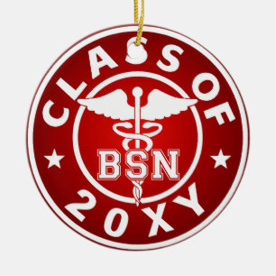 Klasse von 20?? BSN (Krankenpflege) Keramik Ornament