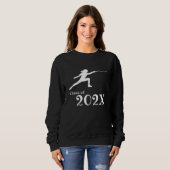 Klasse von 20?? Girl Fencing Team Sweatshirt (Vorne ganz)