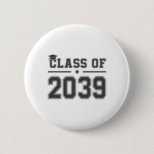 Klasse von 20&#  Vorschule Grow With Me Abschluss Button (Vorderseite)