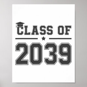 Klasse von 20&#; Vorschule Grow With Me Abschluss Poster