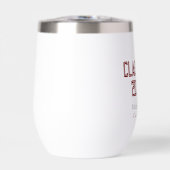 Klasse von...20XX mit Cap Thermal Wine Tumbler (Vorderseite)