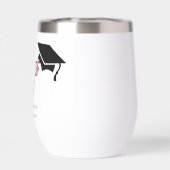 Klasse von...20XX mit Cap Thermal Wine Tumbler (Rückseite)
