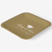 Klasse von 20xx Trendy Script und Name - Gold Pappteller (Gewinkelt)