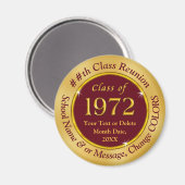 Klasse von 72 Wiedersehen, billige Personalisierte Magnet (Vorderseite/Rückseite)