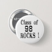 Klasse von '98 Felsen! Knopf Button (Vorne & Hinten)