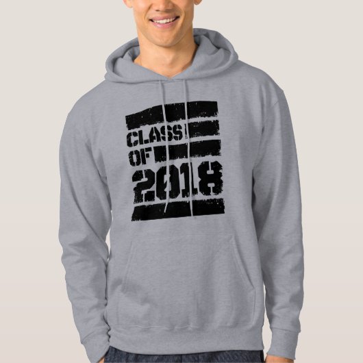 Klasse von Abschluss 2018 Hoodie (Vorderseite)