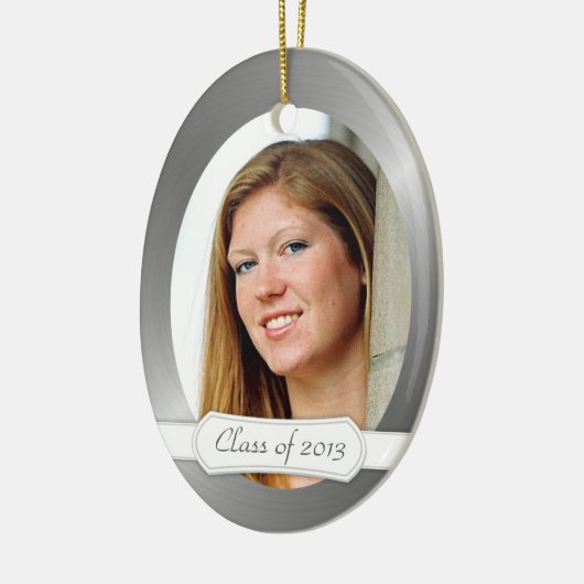 Klasse von Abschluss-Andenken 2014 mit Ihrem Foto Keramik Ornament (Links)