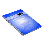 Klasse von Abschluss-Gast-Buch 2018 im Blau Notizblock (Rechte Seite)