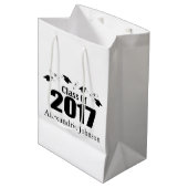 Klasse von Abschluss-Geschenk-Tasche 2017 Mittlere Geschenktüte (Vorderseite Schrägansicht)