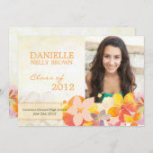 Klasse von Abschluss-Mitteilung 2012 u. Party Einladung (Vorne/Hinten)