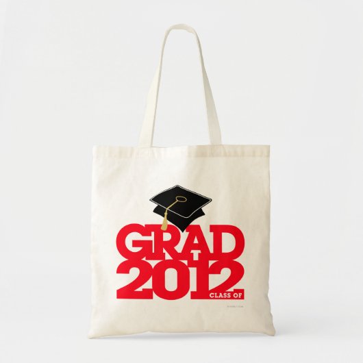 Klasse von Abschluss-Rot-Tasche 2012 Tragetasche (Vorne)