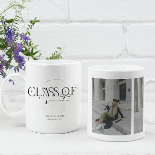 Klasse Von Abschluss Zwei Foto Kaffeetasse