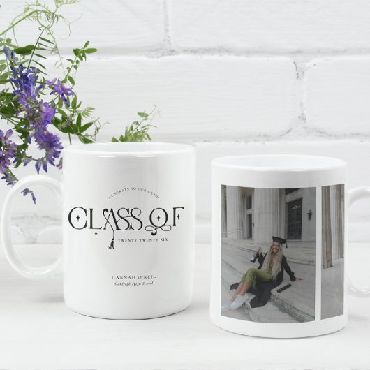 Klasse Von | Abschluss Zwei Foto Kaffeetasse